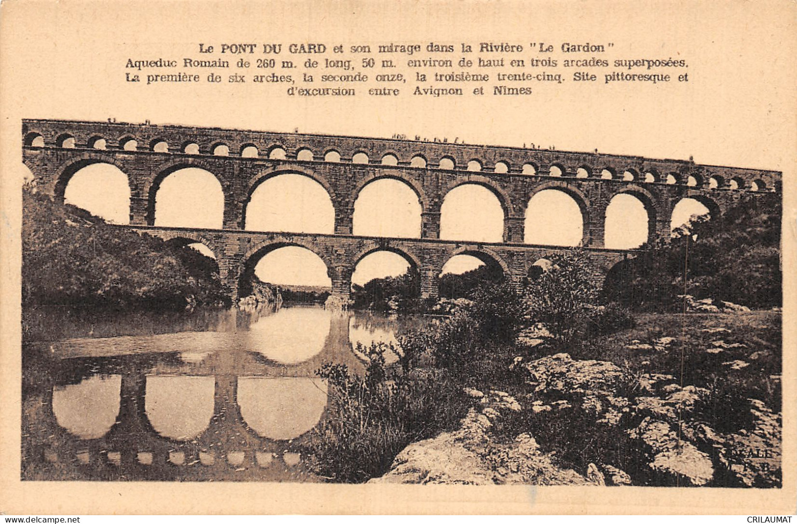 30-LE PONT DU GARD-N°5136-A/0283 - Autres & Non Classés