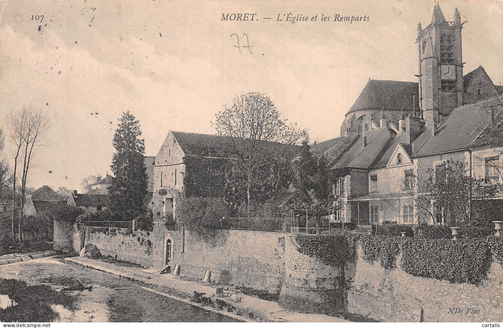 77-MORET SUR LOING-N°4190-H/0309 - Moret Sur Loing