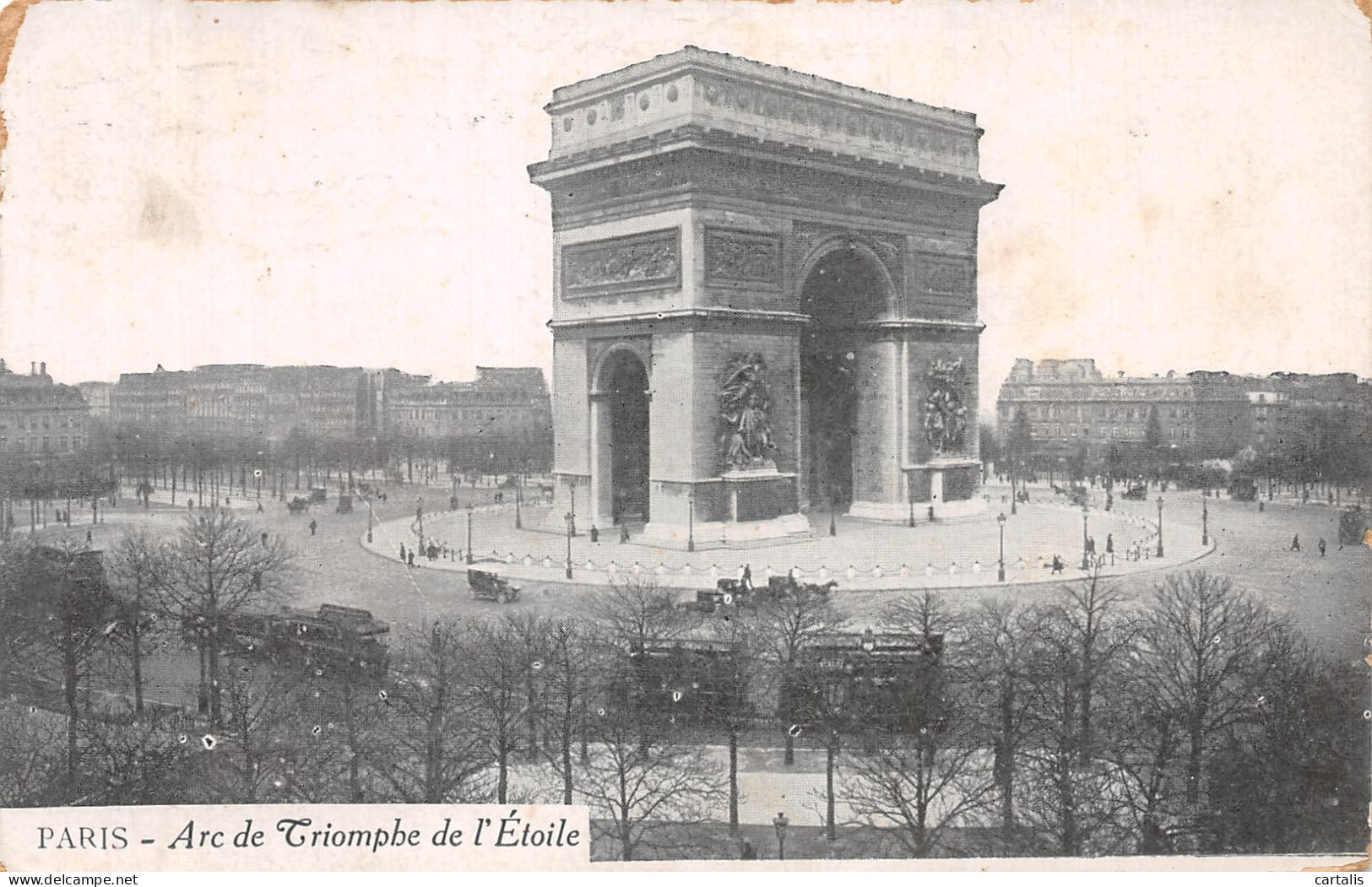75-PARIS ARC DE TRIOMPHE-N°4190-H/0255 - Triumphbogen