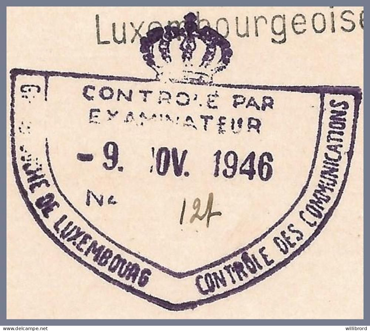 LUXEMBOURG 1946 CENSOR - 2F UPU Arms Postal Card To Germany - Interi Postali