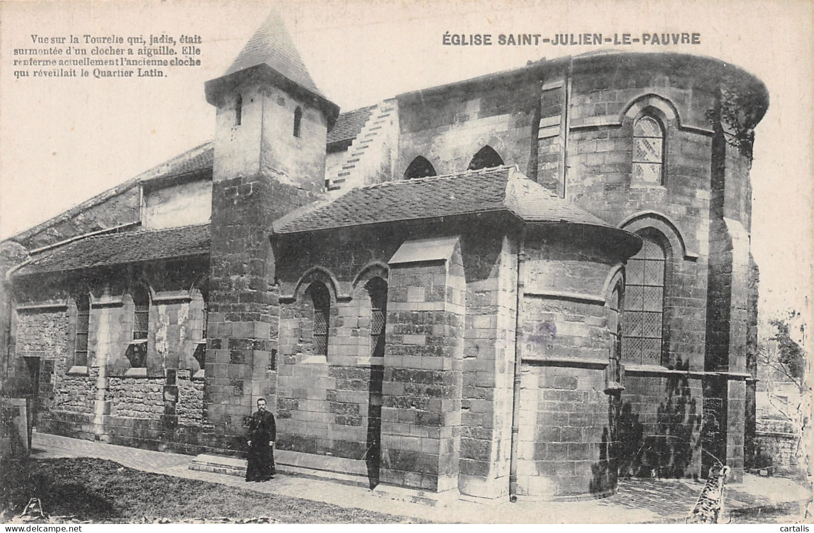 75-PARIS EGLISE SAINT JULIEN LE PAUVRE-N°4190-H/0171 - Churches