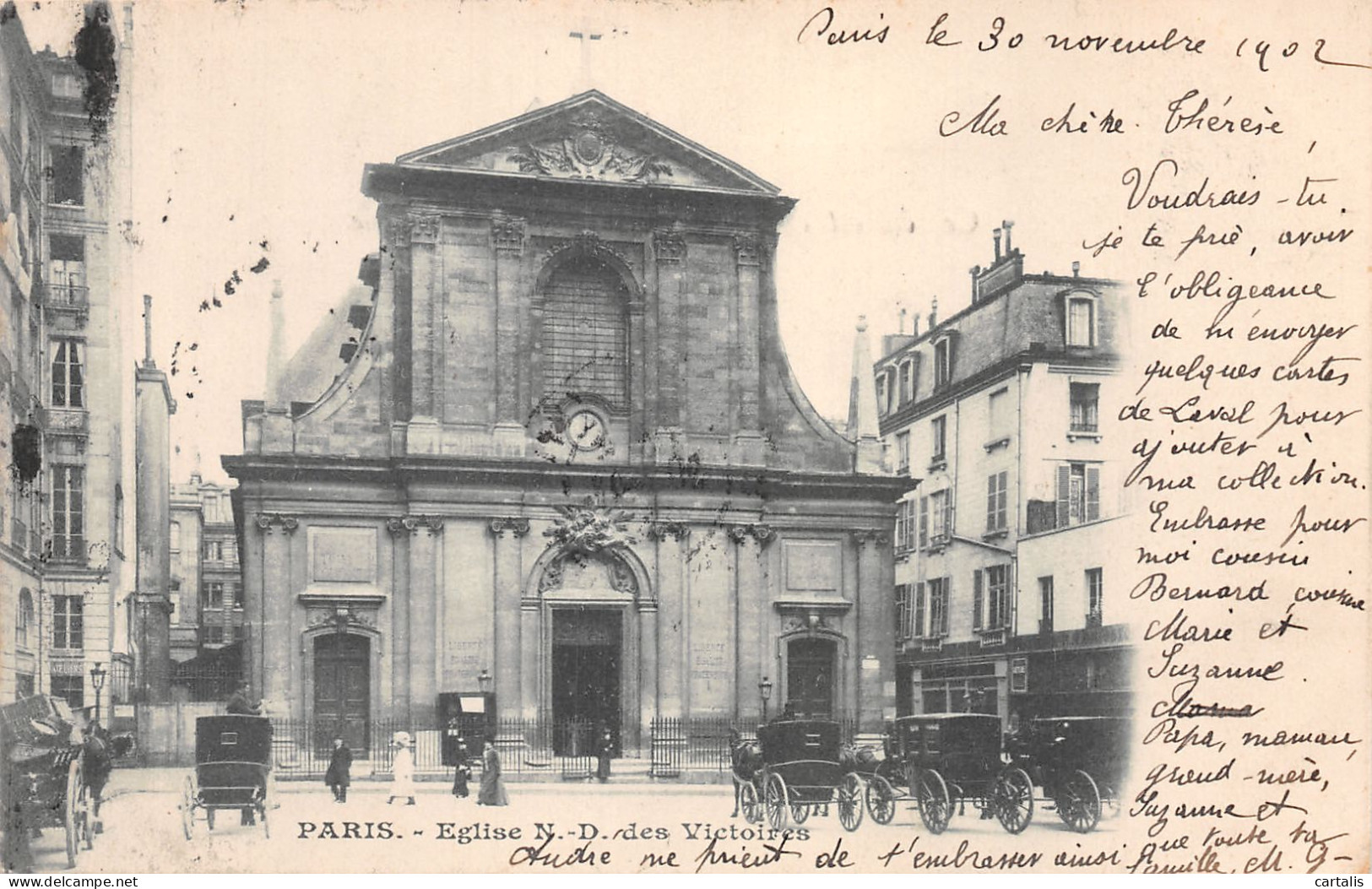 75-PARIS EGLISE NOTRE DAME DES VICTOIRES-N°4190-H/0169 - Notre Dame De Paris