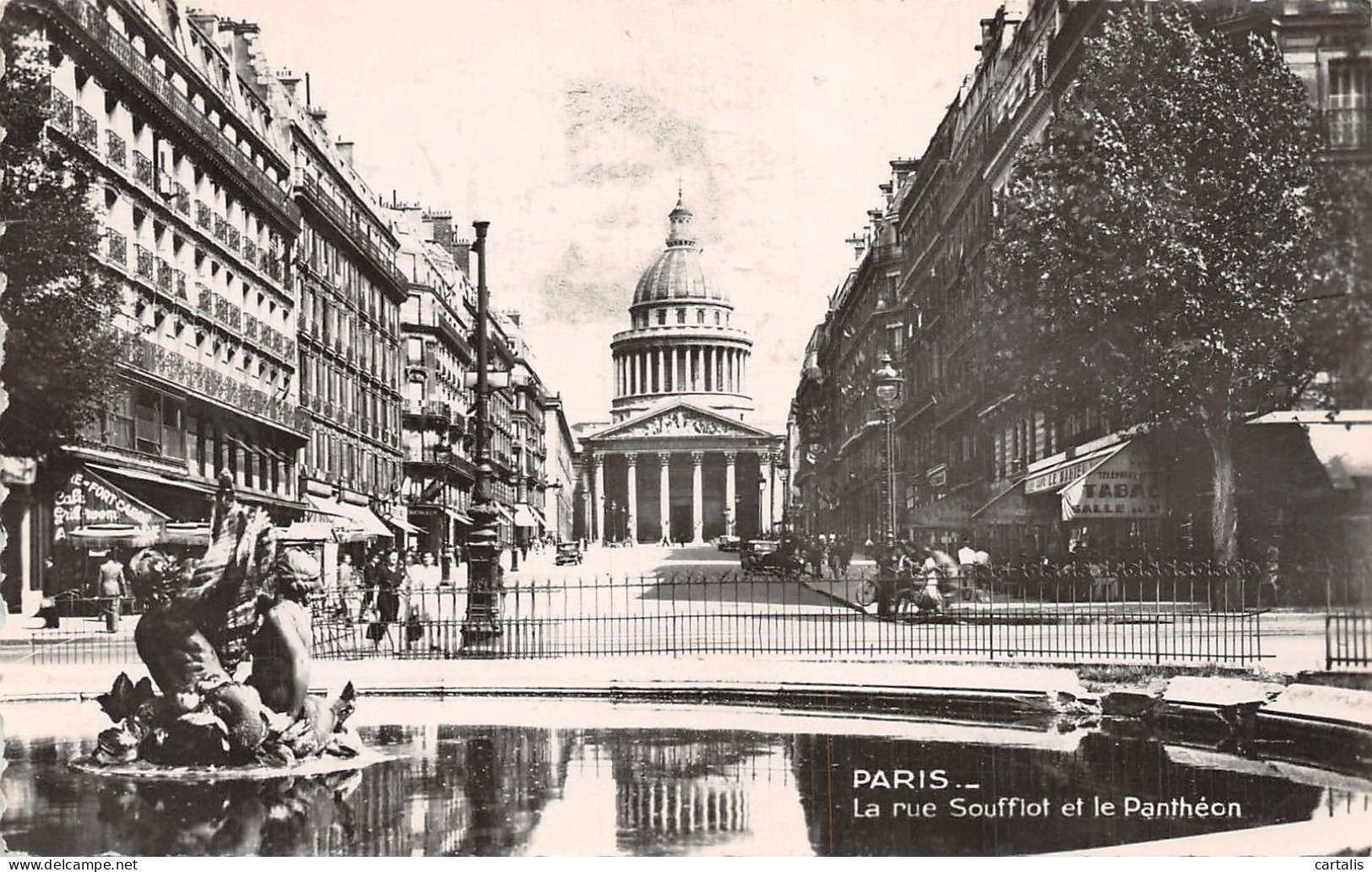 75-PARIS RUE SOUFFLOT ET LE PANTHEON-N°4190-H/0059 - Andere & Zonder Classificatie