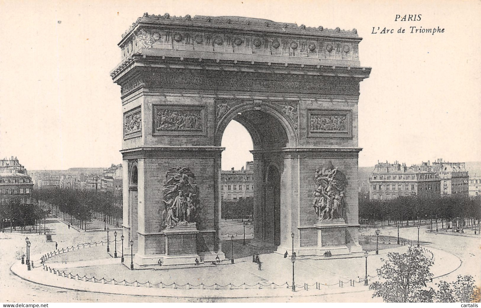 75-PARIS ARC DE TRIOMPHE-N°4190-H/0011 - Arc De Triomphe