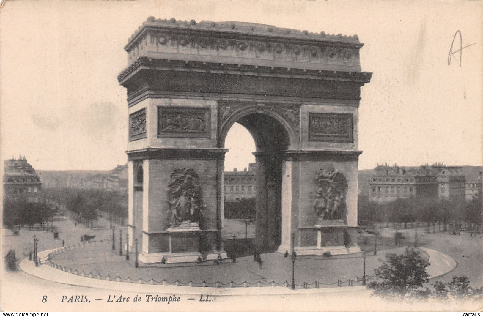 75-PARIS ARC DE TRIOMPHE-N°4190-G/0325 - Arc De Triomphe