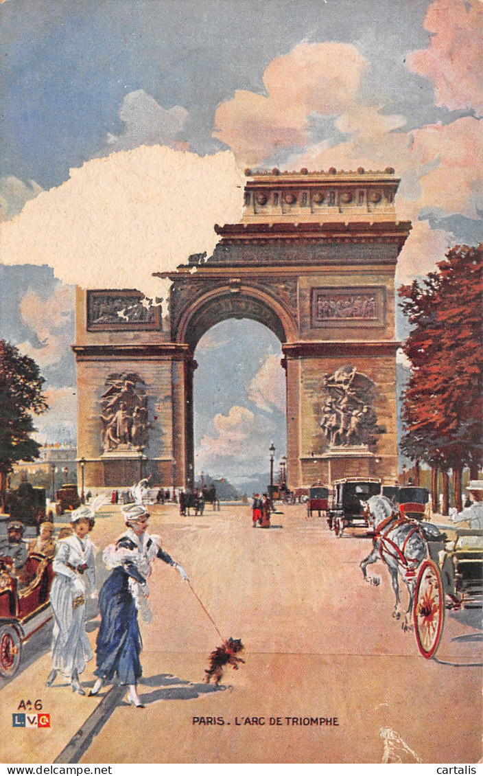 75-PARIS ARC DE TRIOMPHE-N°4190-G/0281 - Arc De Triomphe