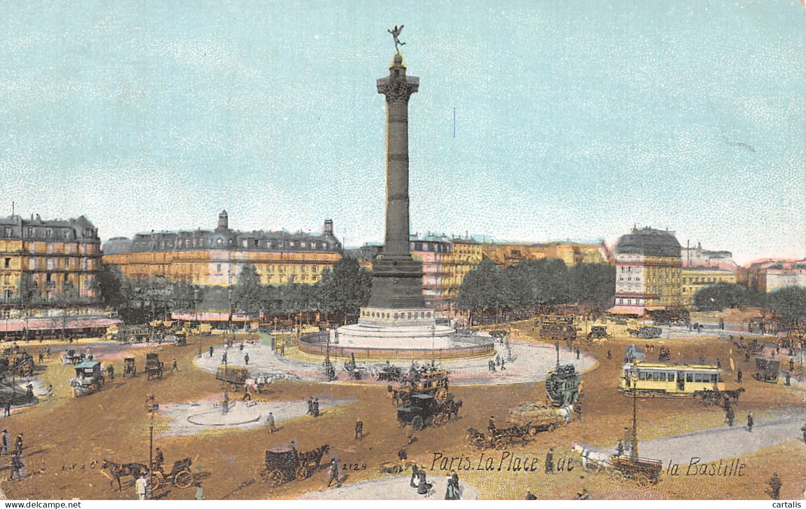 75-PARIS PLACE DE LA BASTILLE-N°4190-G/0277 - Andere & Zonder Classificatie