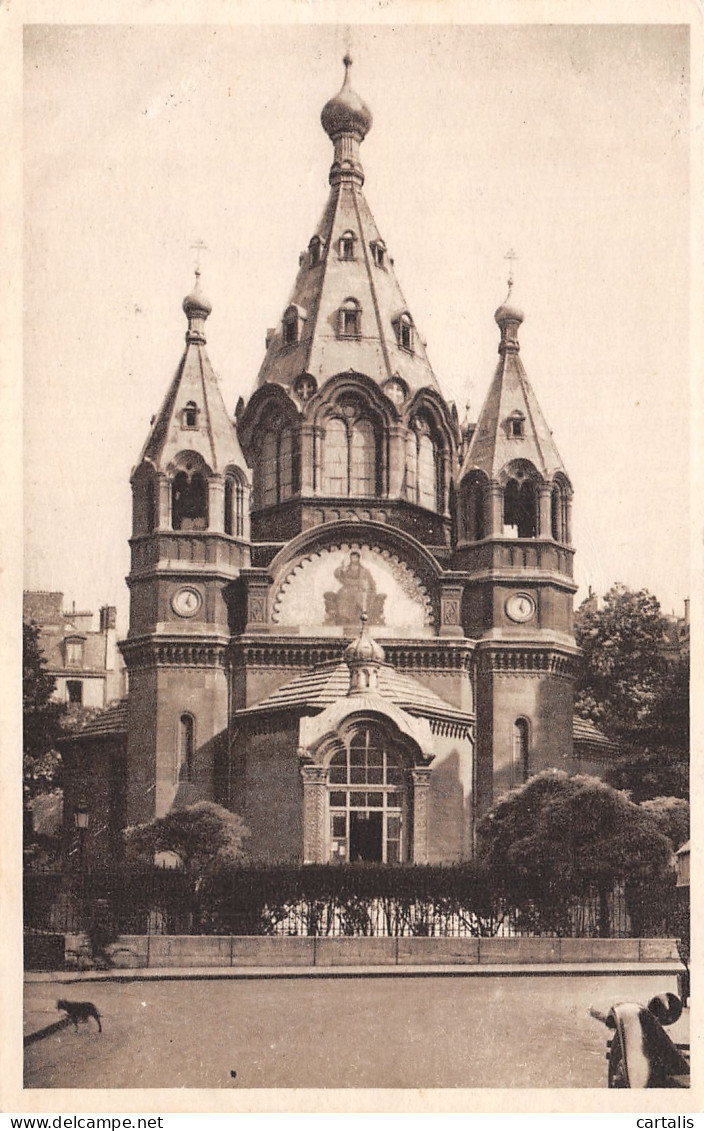 75-PARIS EGLISE RUSSE-N°4190-G/0263 - Chiese