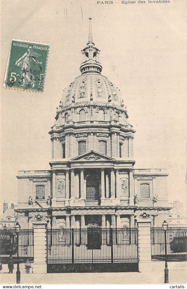 75-PARIS LES INVALIDES-N°4190-G/0225 - Andere & Zonder Classificatie