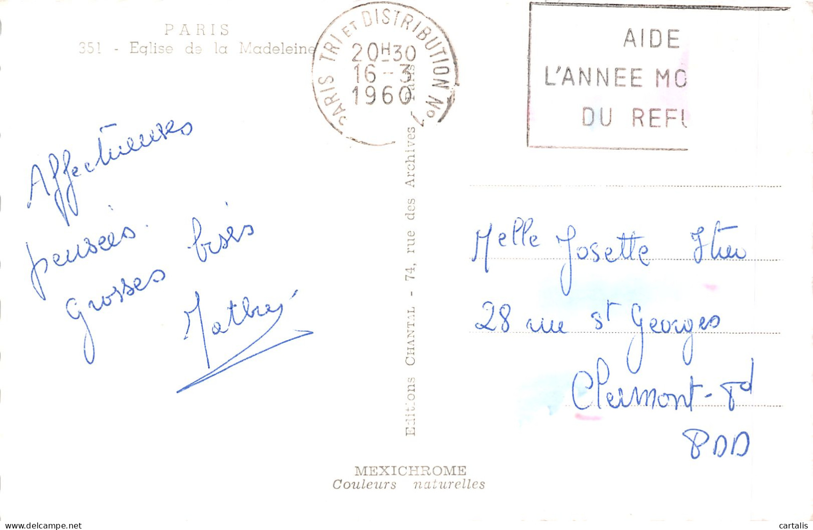 75-PARIS LA MADELEINE-N°4190-G/0221 - Andere & Zonder Classificatie