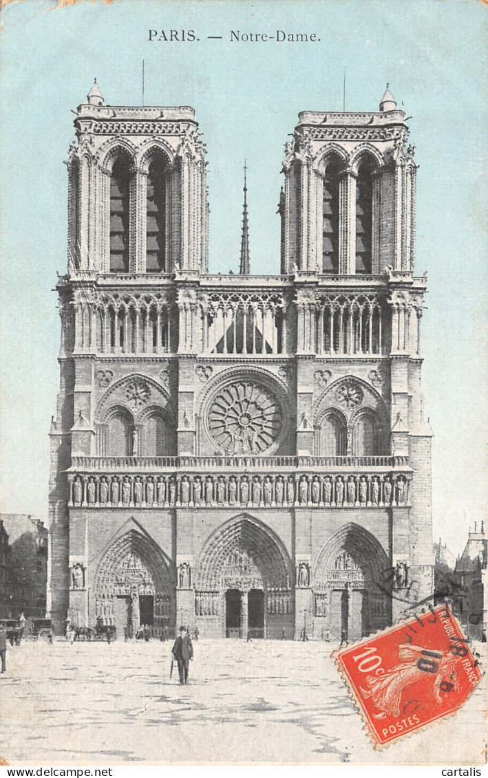 75-PARIS NOTRE DAME-N°4190-G/0197 - Notre Dame De Paris