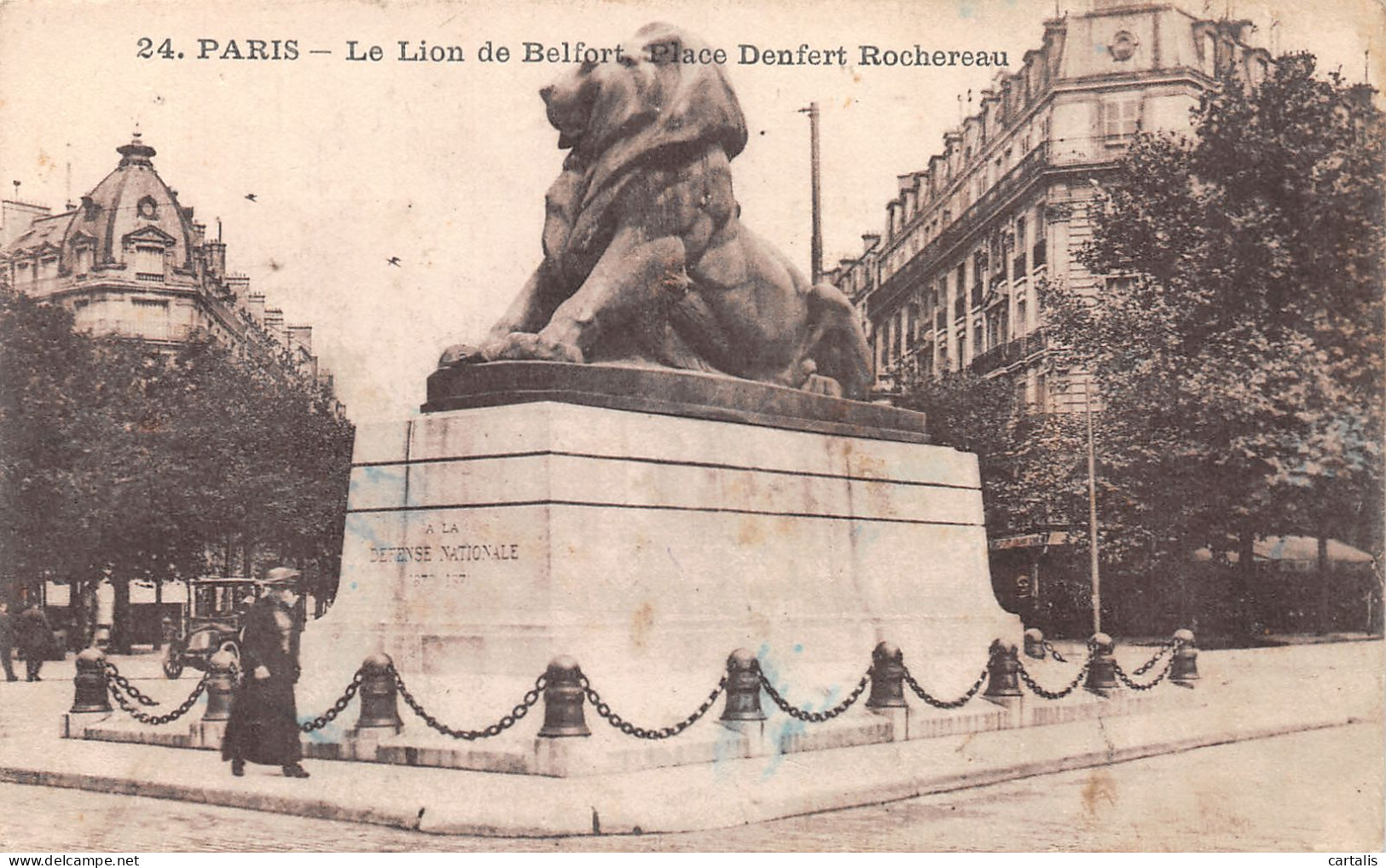 75-PARIS LION DE BELFORT-N°4190-G/0191 - Andere & Zonder Classificatie
