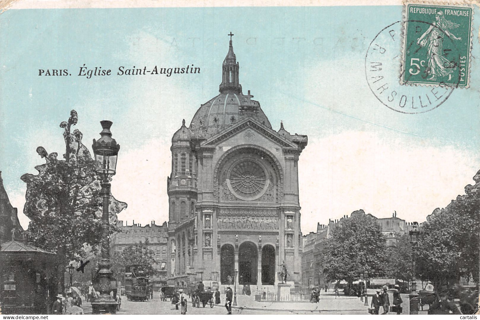 75-PARIS EGLISE SAINT AUGUSTIN-N°4190-G/0177 - Kerken