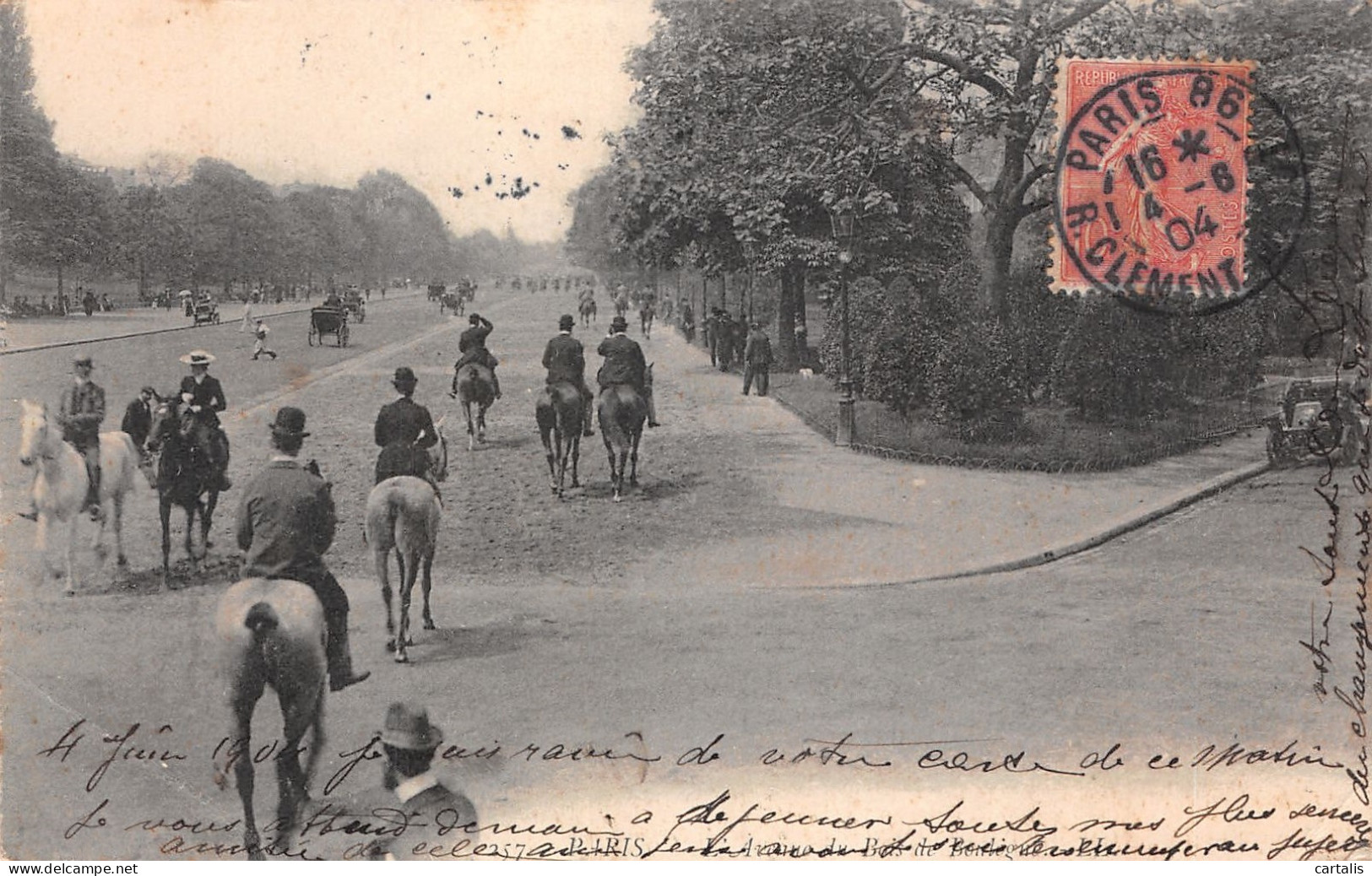 75-PARIS BOIS DE BOULOGNE-N°4190-G/0109 - Other & Unclassified