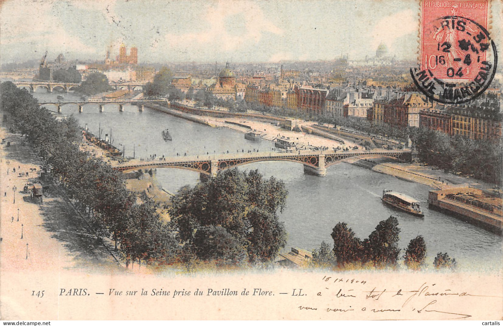 75-PARIS LA SEINE-N°4190-G/0095 - Other & Unclassified