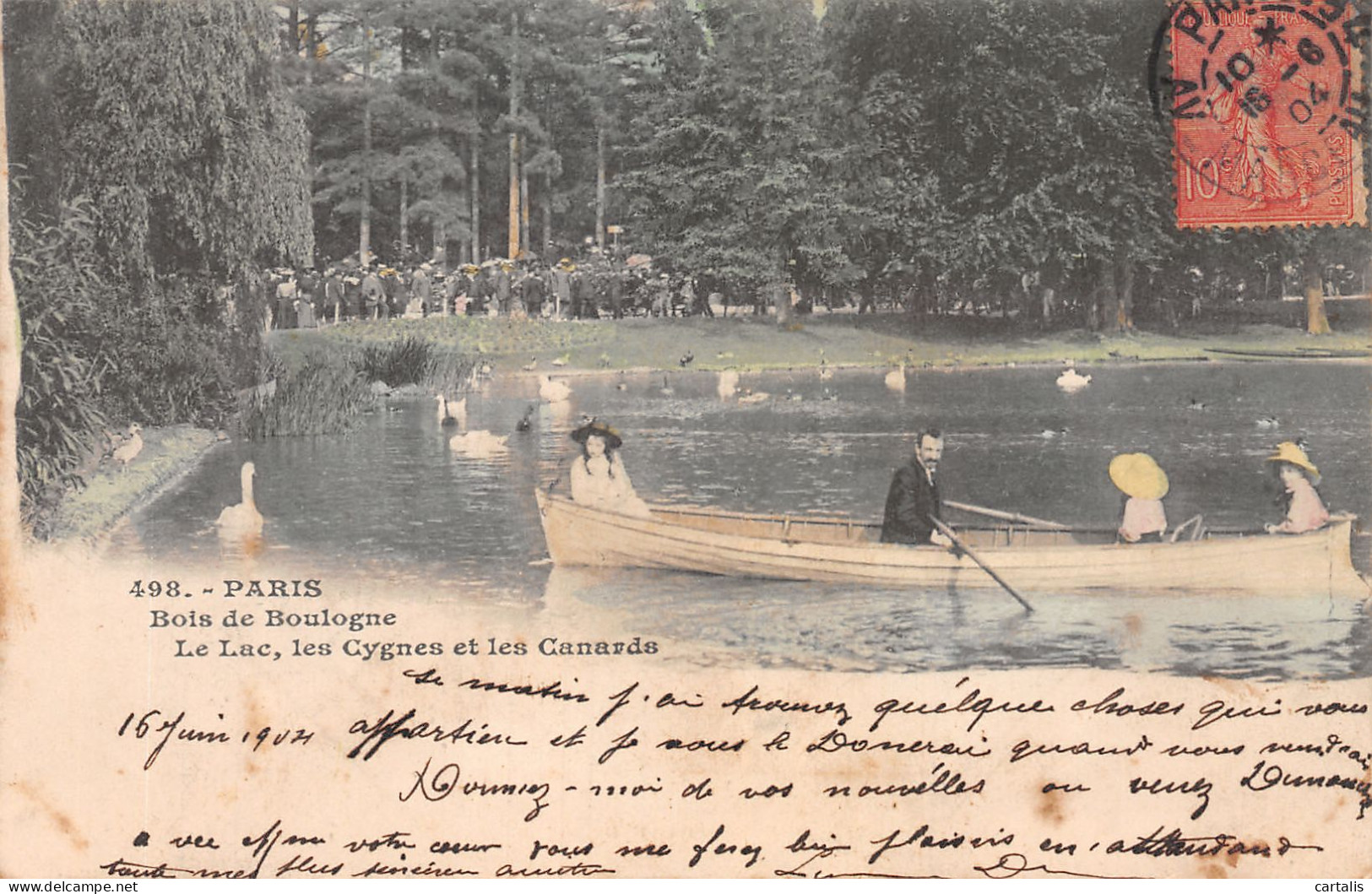 75-PARIS BOIS DE BOULOGNE-N°4190-G/0091 - Other & Unclassified