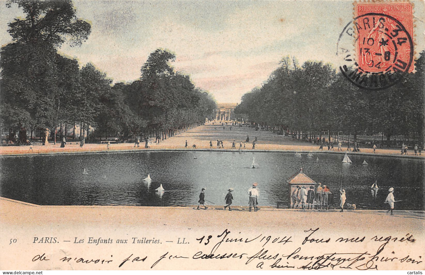 75-PARIS LES TUILERIES-N°4190-G/0075 - Other & Unclassified