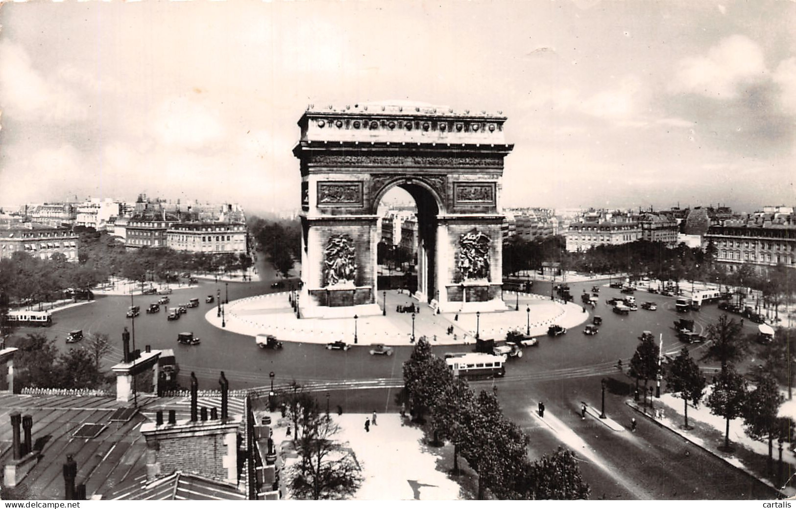 75-PARIS ARC DU TRIOMPHE-N°4190-F/0341 - Triumphbogen