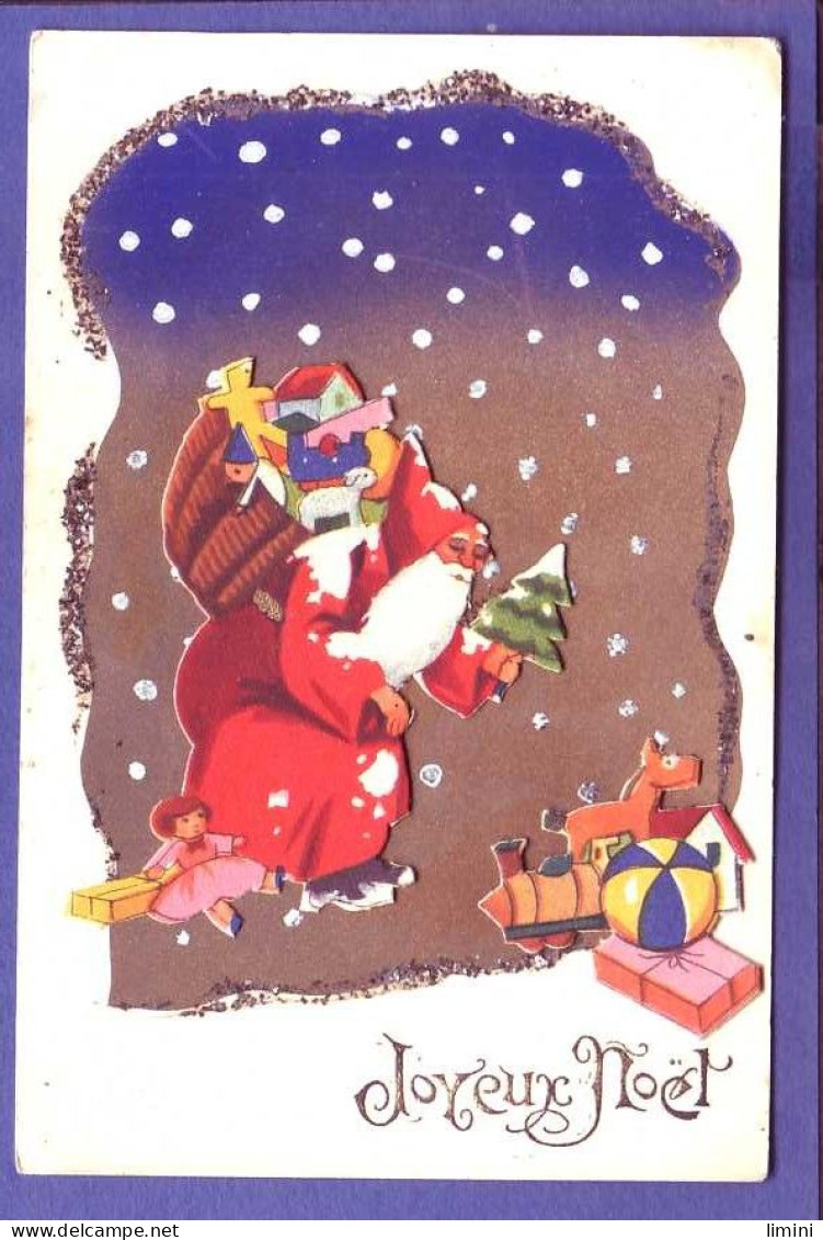 JOYEUX NOËL - CARTE ILLUSTRÉE -  RELIEF -  - Autres & Non Classés