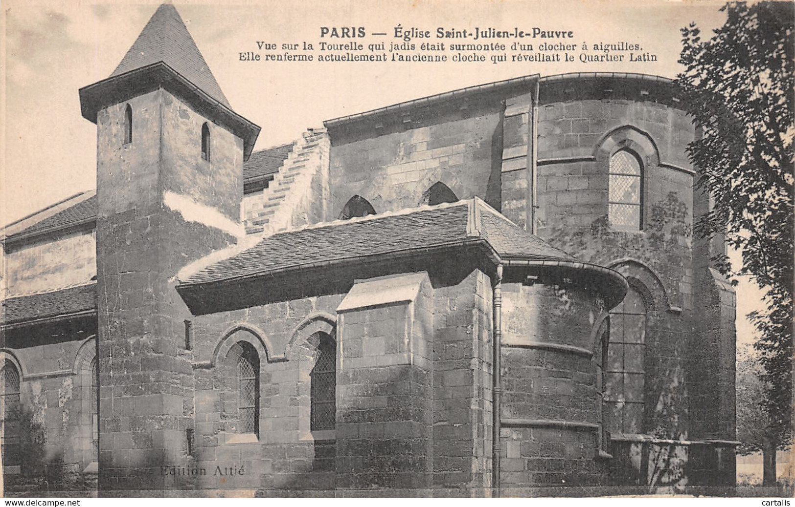 75-PARIS EGLISE SAINT JULIEN LE PAUVRE-N°4190-F/0283 - Kerken