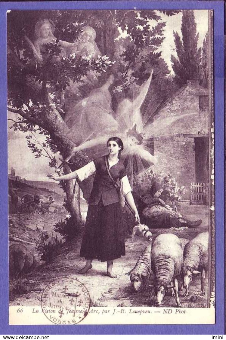 88 - DOMREMY La PUCELLE - CARTE ILLUSTRÉE - VISION De JEANNE D'ARC - ' - Domremy La Pucelle