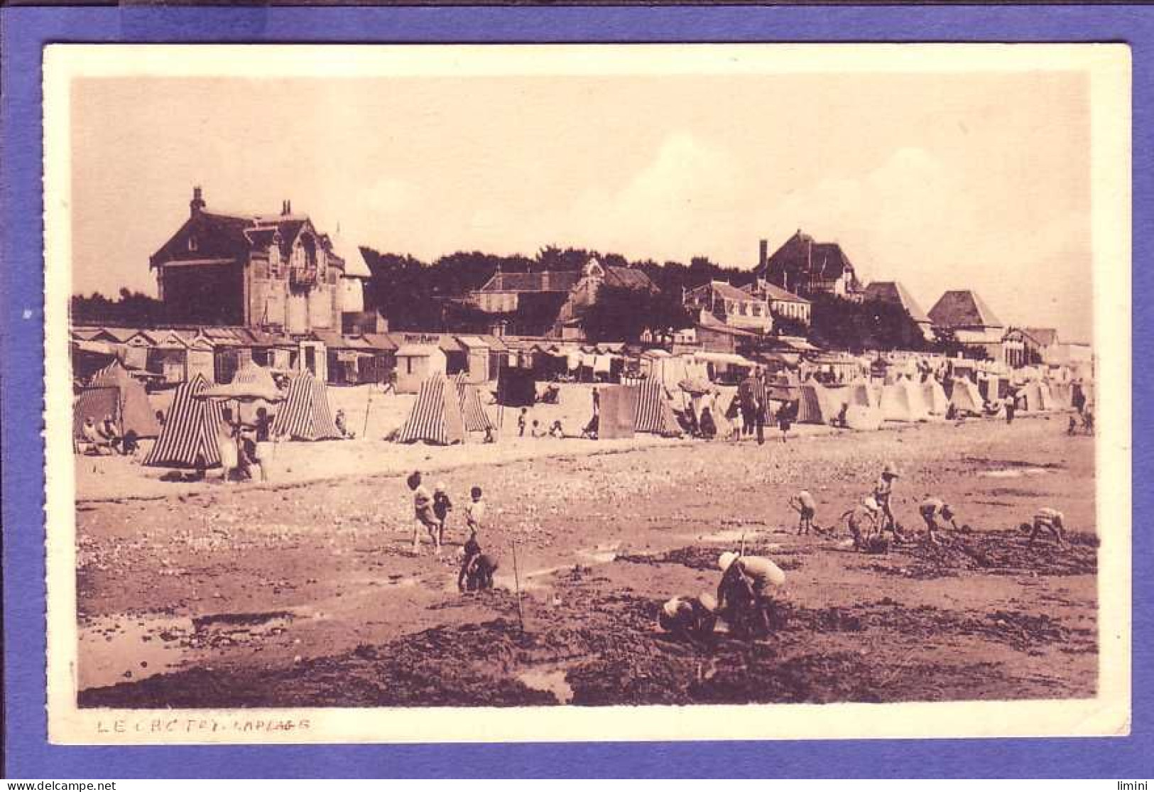 80 - LE CROTOY - PLAGE Et Les CABINES - ANIMÉE - JEUX De SABLE -  - Le Crotoy