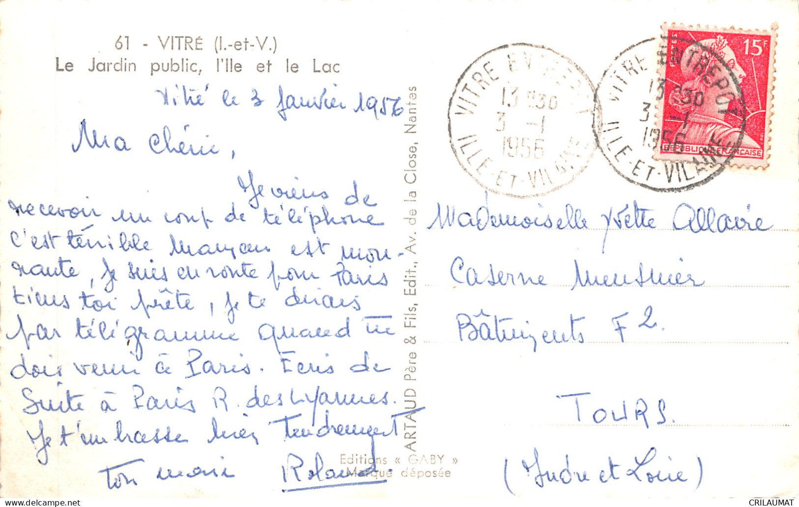 35-VITRE-N°5136-E/0191 - Vitre