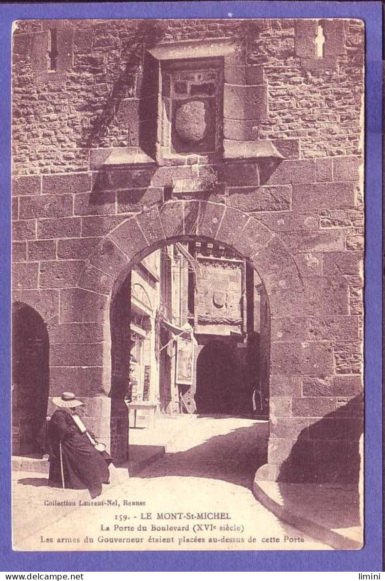 50 - MONT SAINT MICHEL  - PORTE Du BOULEVARD - ANIMÉE - - Le Mont Saint Michel