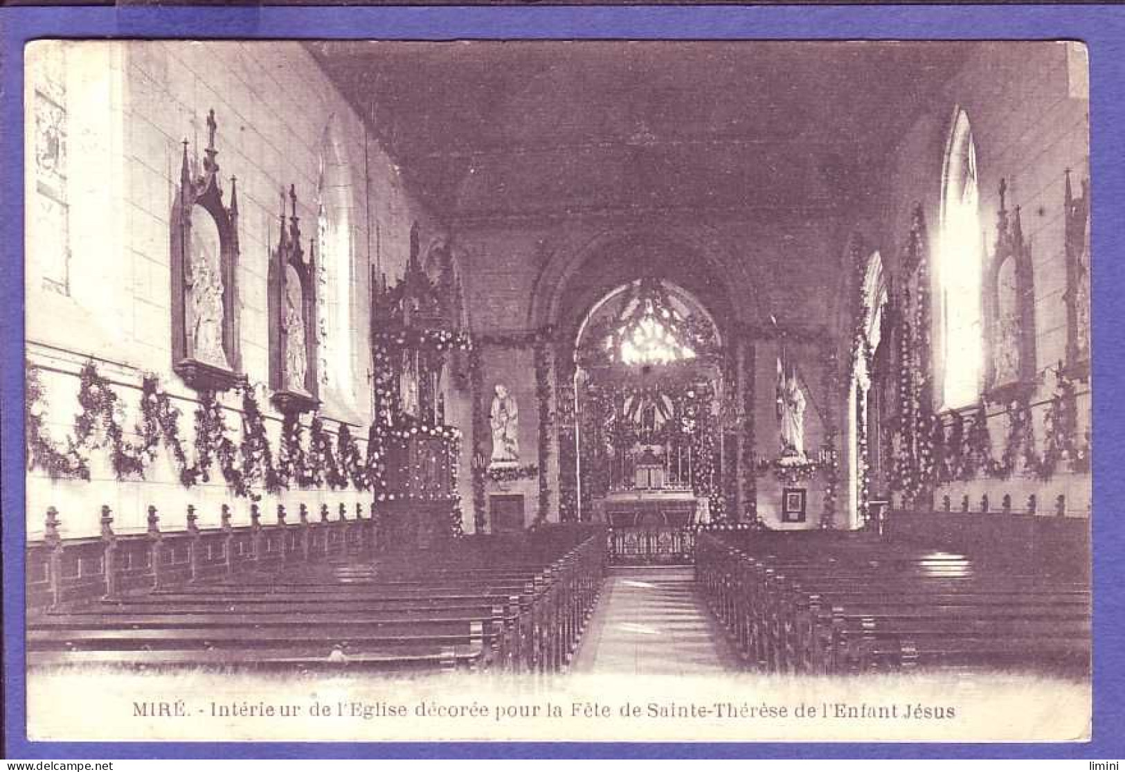 49 - MIRÉ - INTÉRIEUR De L''ÉGLISE DÉCORÉE - ' - Other & Unclassified