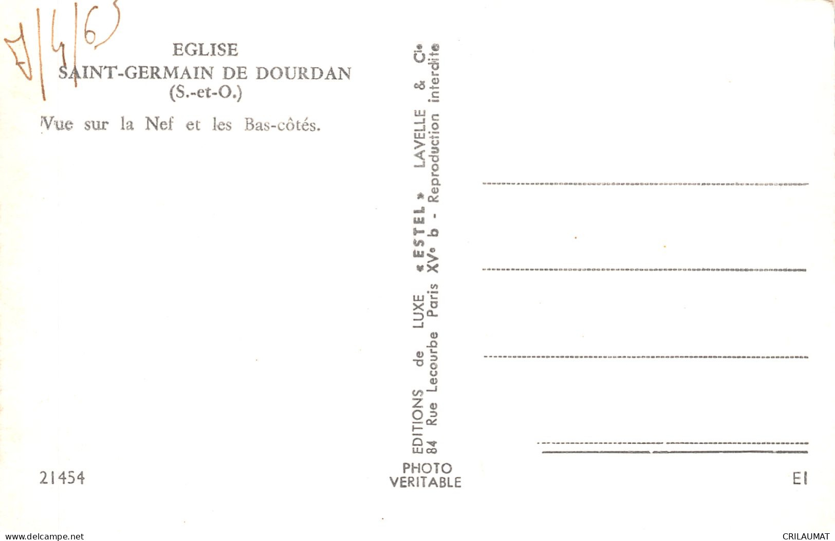 91-SAINT GERMAIN DE DOURDAN-N°5136-D/0373 - Altri & Non Classificati