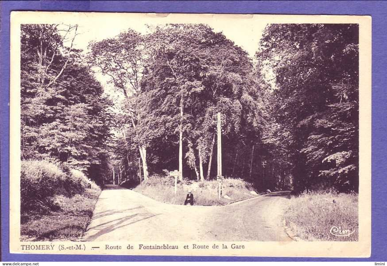 77 - THOMERIS - ROUTE De FONTAINEBLEAU Et ROUTE De La GARE -  - Other & Unclassified