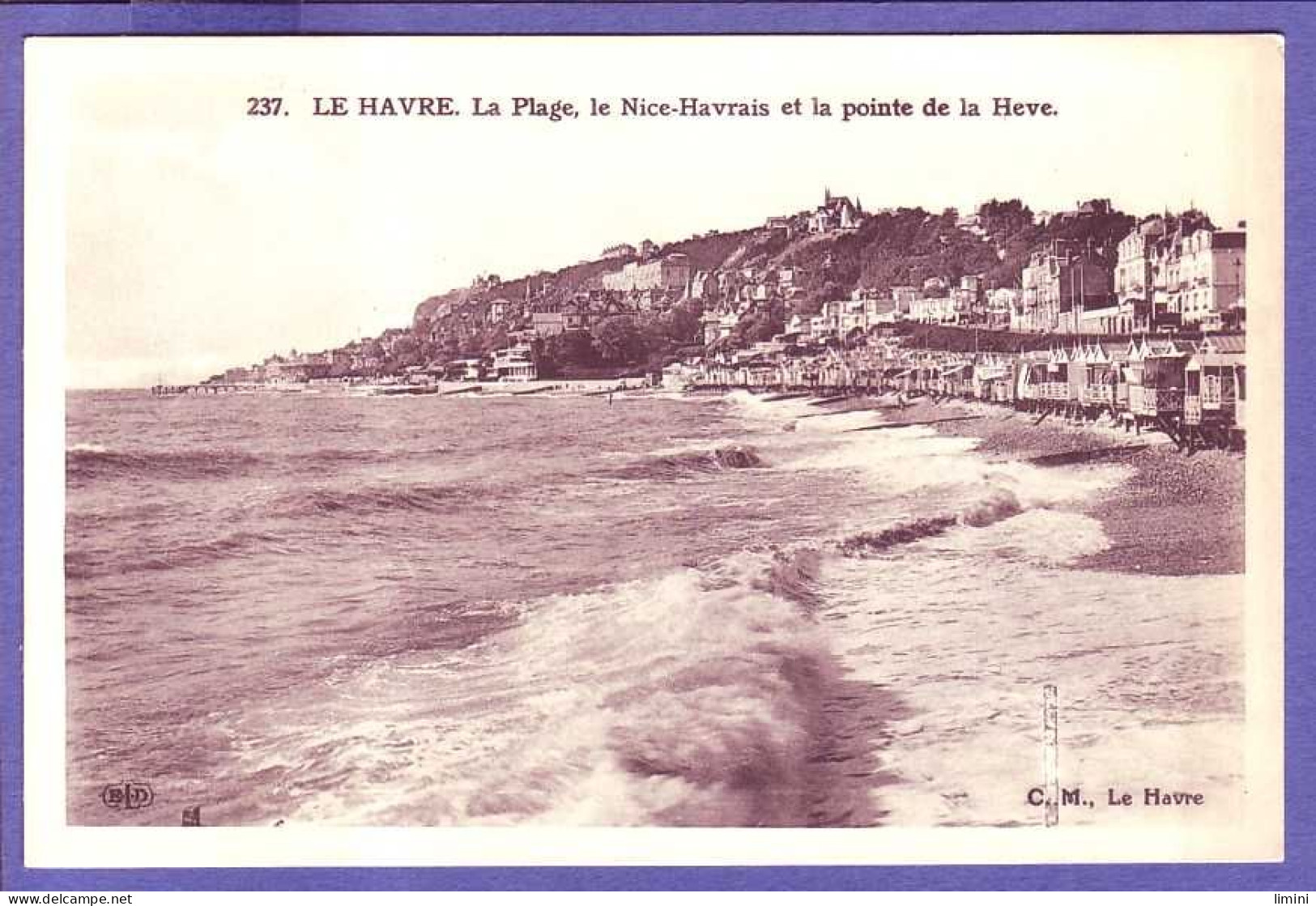 76 - LE HAVRE - PLAGE, NICE HAVRAIS Et La POINTE De La HÉVE -  Les CABINES -  - Cap De La Hève