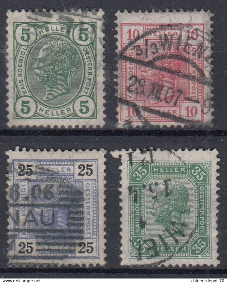 Austria Autriche  Österreich Emperor Empereur - Used Stamps
