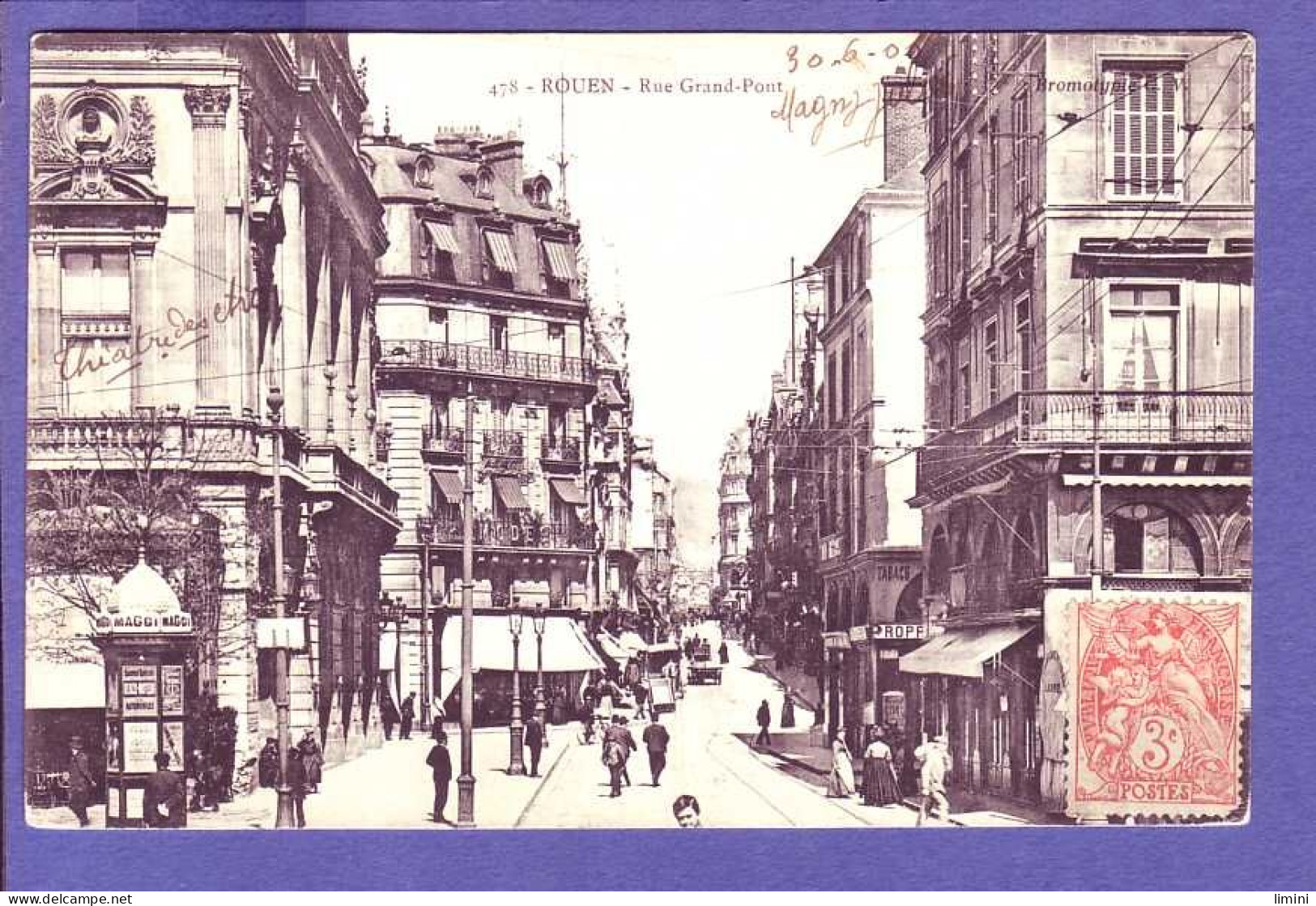 76 - ROUEN - RUE GRAND PONT - ANIMÉE -  - Rouen