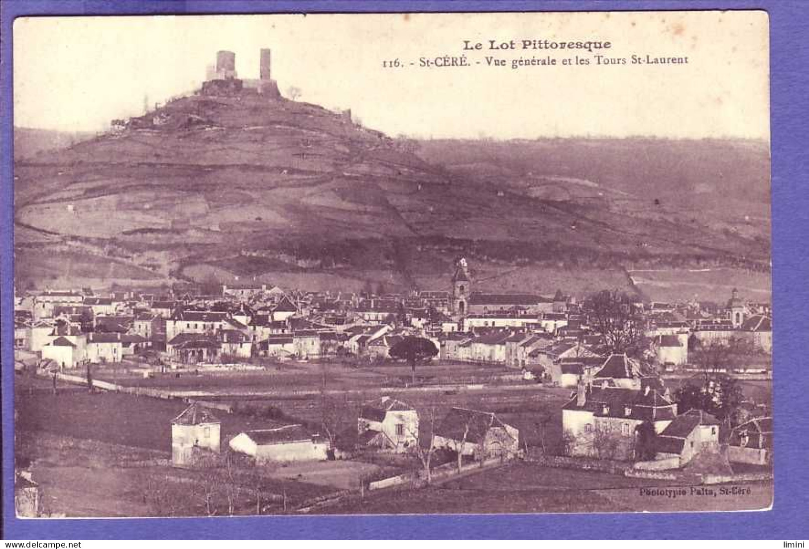 46 - SAINT CÉRÉ - VUE GÉNÉRALE Et Les TOURS SAINT-LAURENT -  - Autres & Non Classés