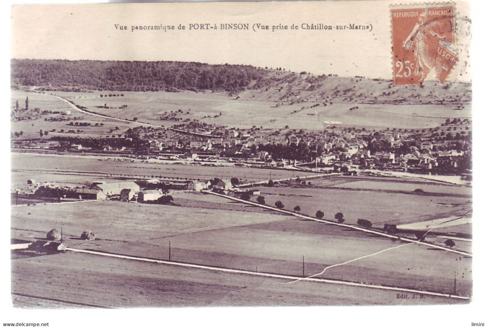 51 - CHATILLON Sur MARNE - PORT à BINSON - VUE GÉNÉRALE -  - Châtillon-sur-Marne