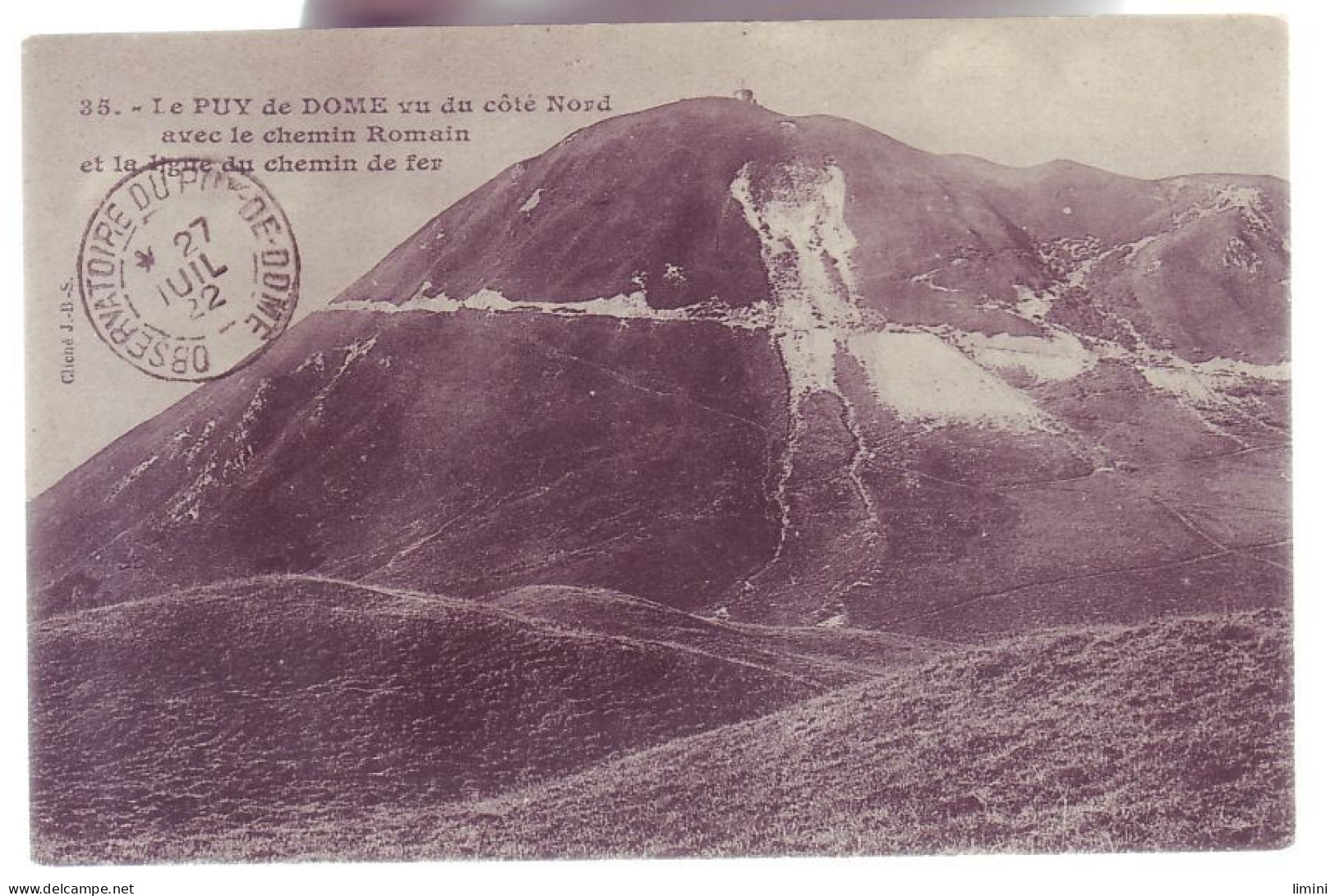 63 - PUY De DÔME - CÔTÉ NORD - CHEMIN ROMAIN Et LIGNE De CHEMIN De FER - - Otros & Sin Clasificación