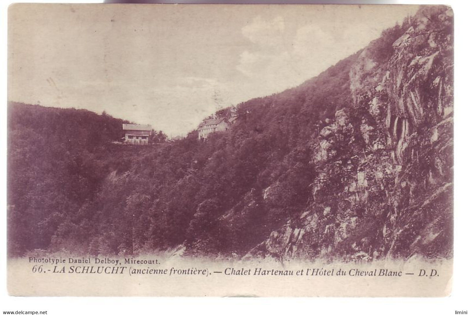 88 - LA SCHLUCHT - CHALET HARTENAU Et HOTEL Du CHEVAL BLANC - ANCIENNE FRONTIERE - - Autres & Non Classés