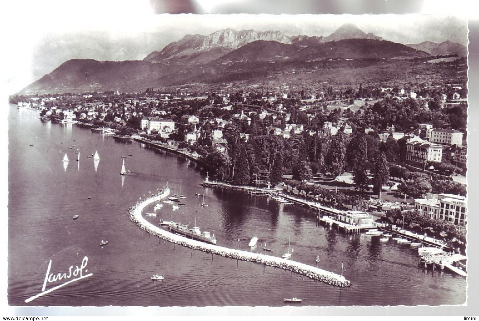 74 - EVIAN  - VUE GÉNÉRALE Du PORT Et De La VILLE - - Evian-les-Bains