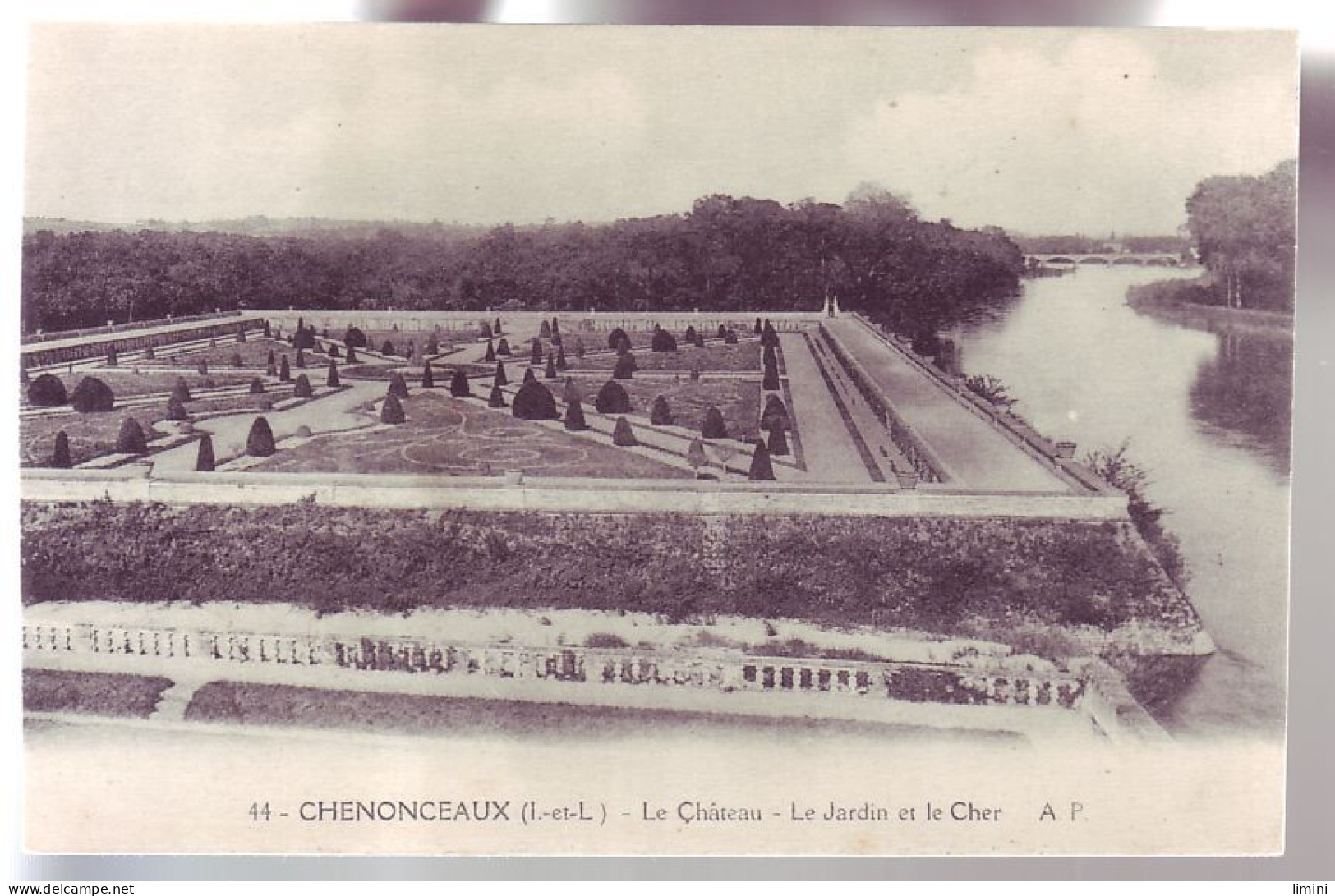 41 - CHENONCEAUX - JARDIN Le CHER Et Le CHATEAU - - Otros & Sin Clasificación