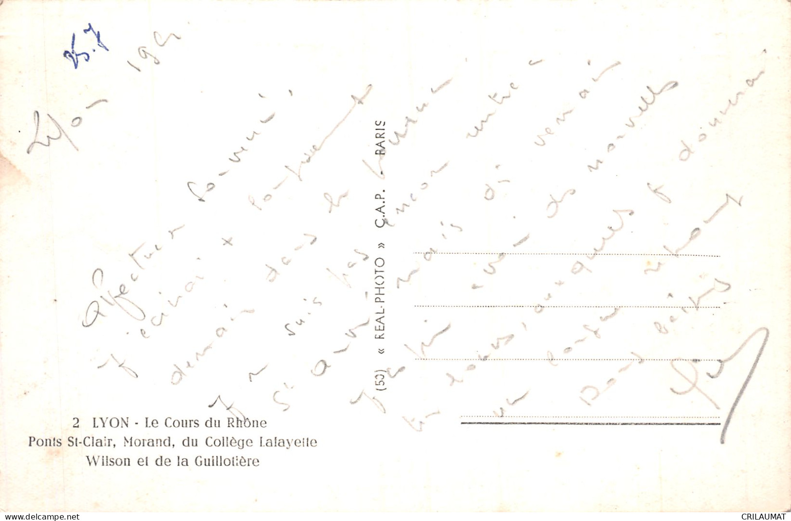 69-LYON-N°5136-H/0207 - Sonstige & Ohne Zuordnung