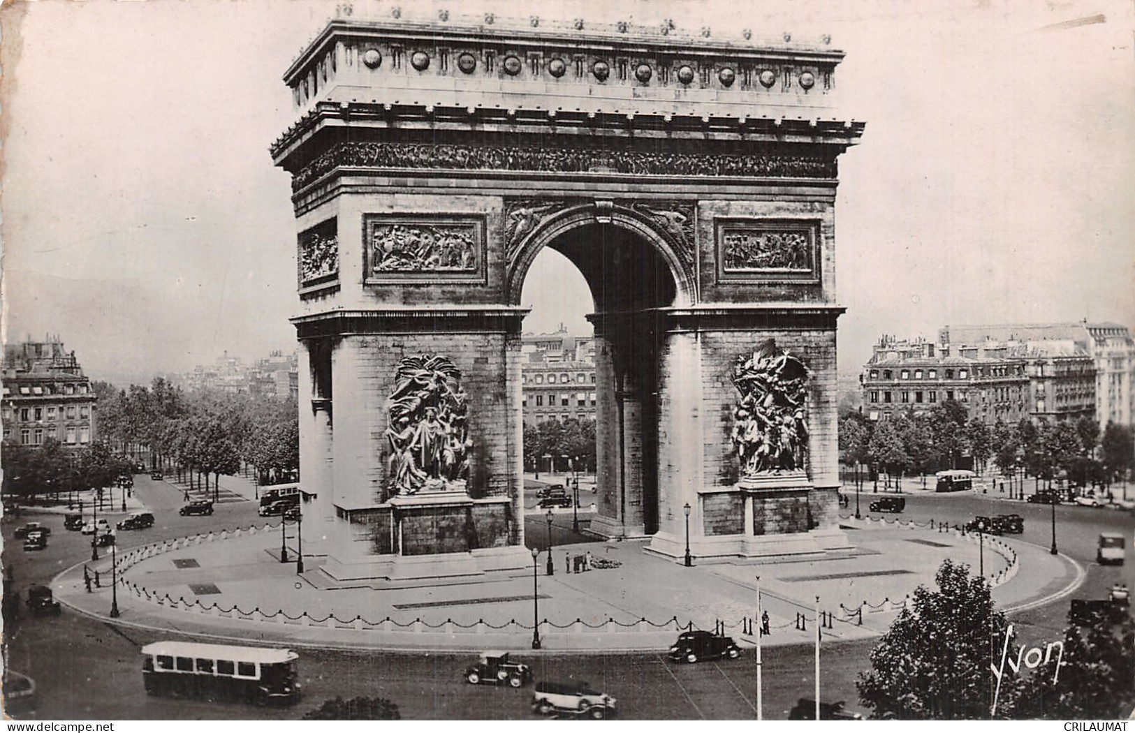 75-PARIS ARC DE TRIOMPHE-N°5136-H/0189 - Arc De Triomphe