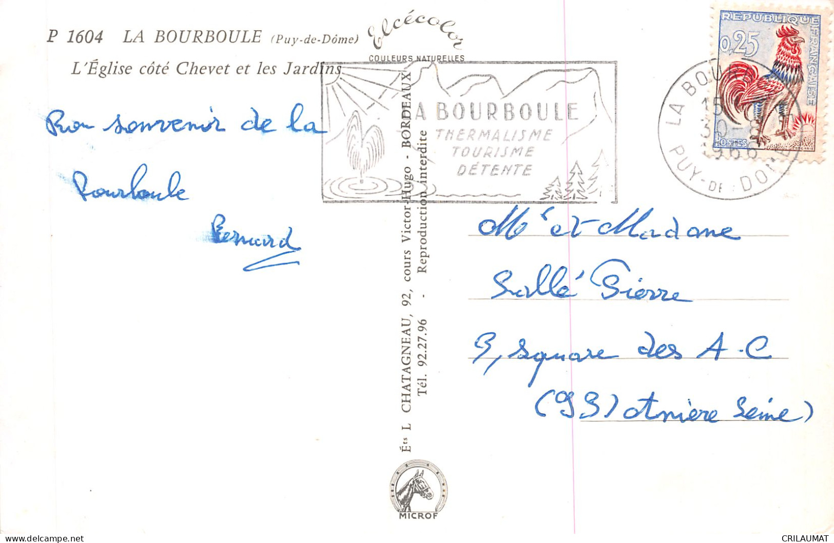 63-LA BOURBOULE-N°5136-H/0109 - La Bourboule