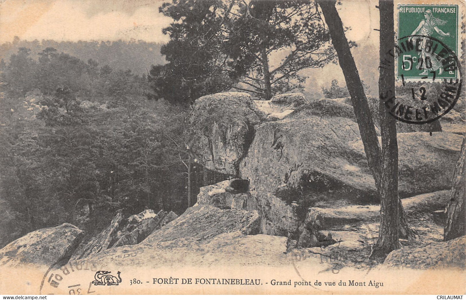 77-FONTAINEBLEAU LA FORET-N°5136-G/0393 - Fontainebleau