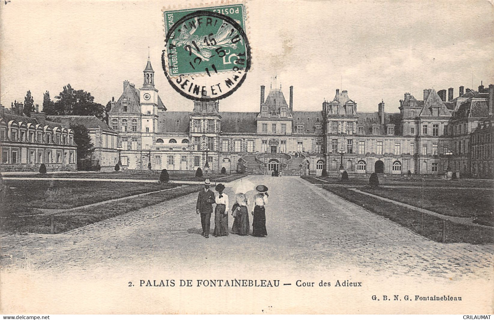 77-FONTAINEBLEAU LE PALAIS-N°5136-G/0385 - Fontainebleau