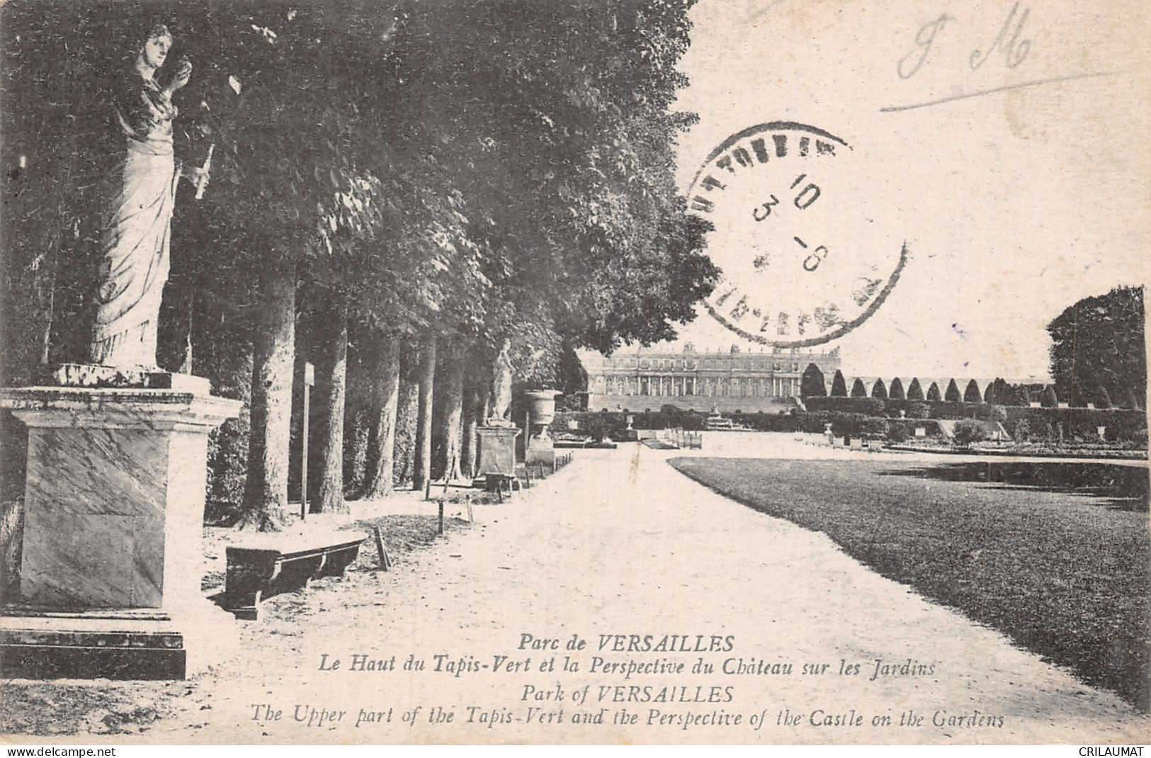 78-VERSAILLES LE PARC-N°5136-G/0103 - Versailles (Kasteel)