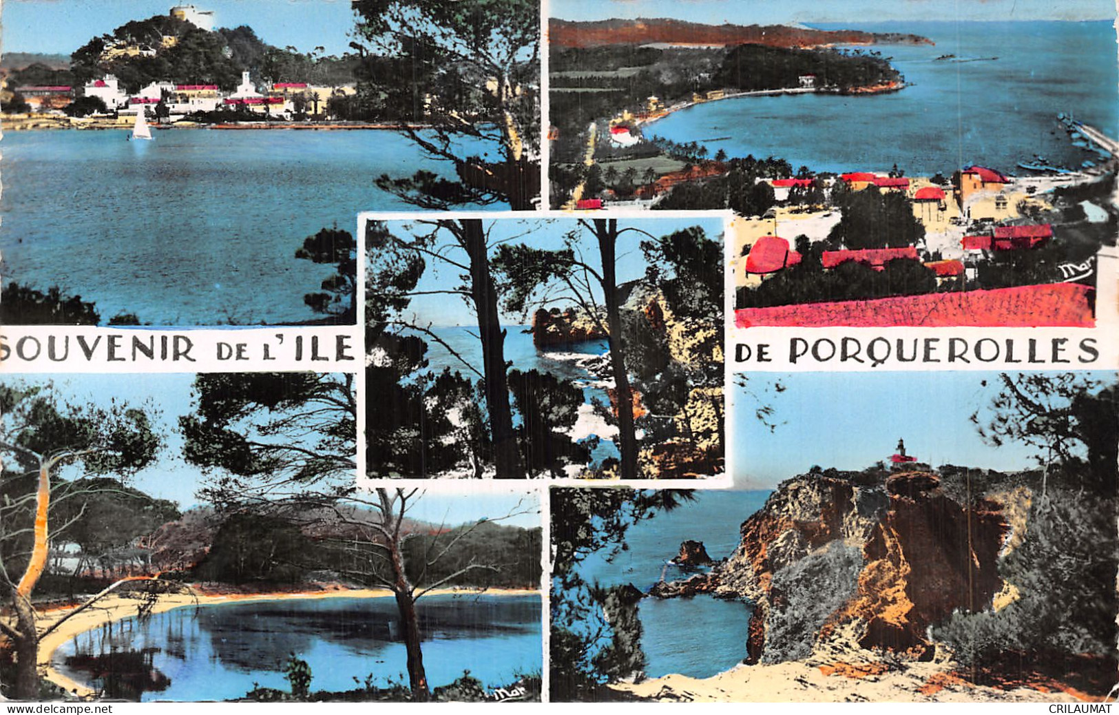 83-ILE DE PORQUEROLLES MULTIVUES-N°5136-G/0017 - Andere & Zonder Classificatie