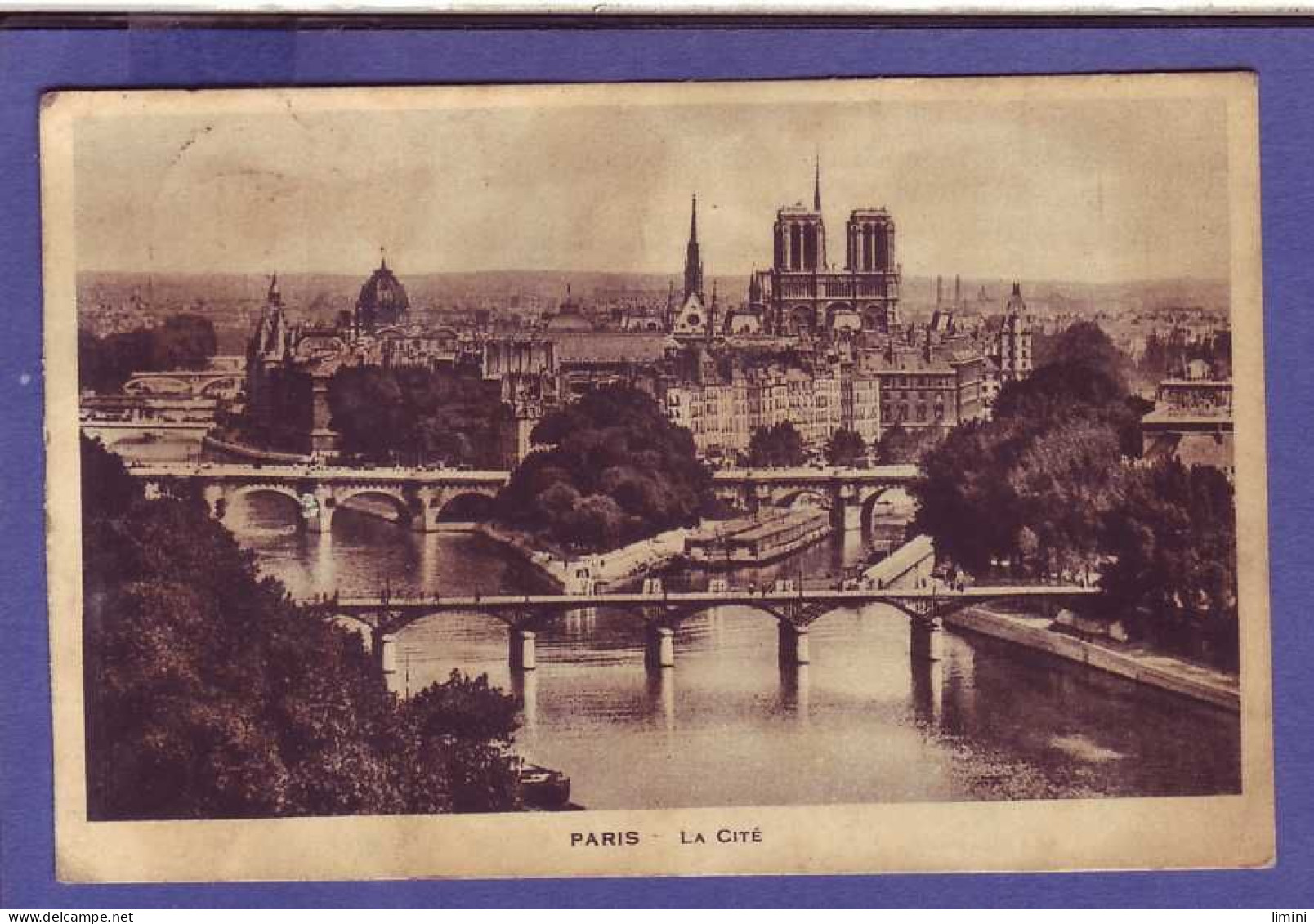 75 - PARIS - ILE De La CITÉ - VUE GENERALE -  - The River Seine And Its Banks
