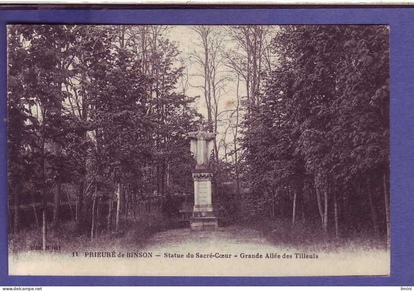 51 - CHATILLON Sur MARNE - PRIEURÉ De BINSON - STATUE Du SACRÉ-COEUR - ALLÉE Des TILLEULS - - Châtillon-sur-Marne