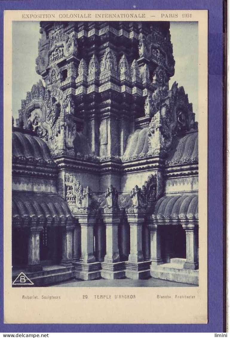 75 -PARIS EXPOSITION COLONIALE 1931 - CAMBODGE - TEMPLE ANGKOR-VAT -  - Sonstige & Ohne Zuordnung